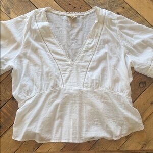 Boho White Women's Top